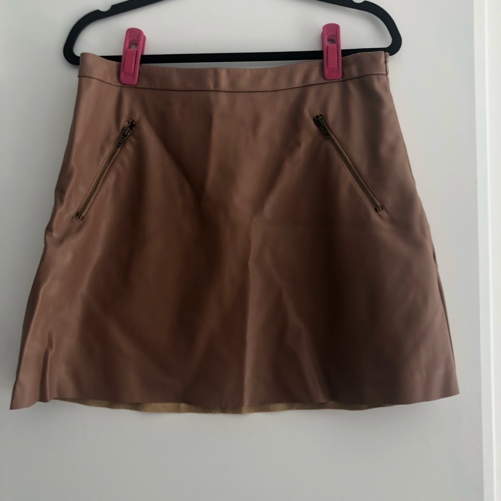 F21 High-waisted Leather skirt